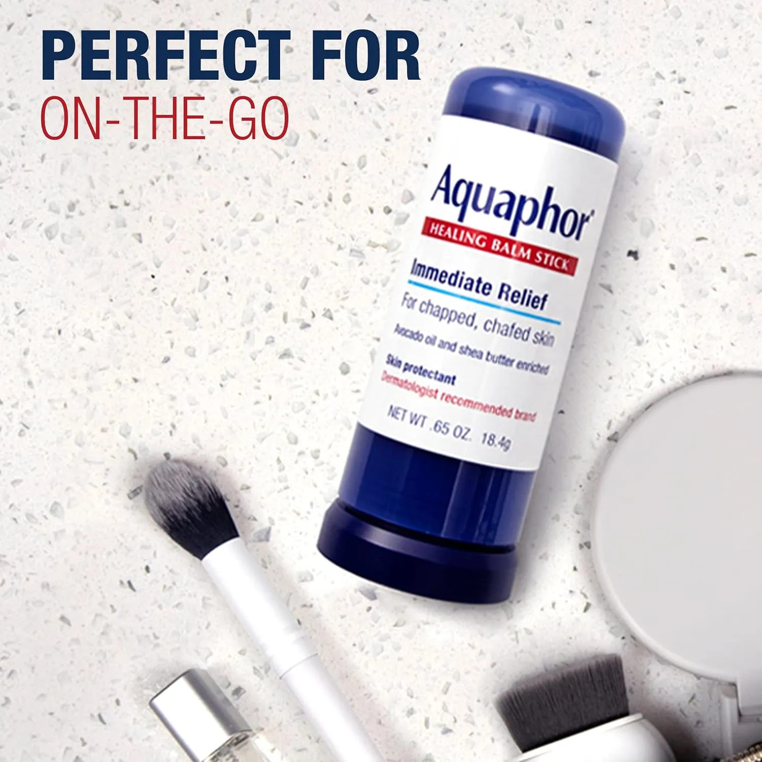 Aquaphor Healing Balm Stick helps prevent chapped and chafed skin