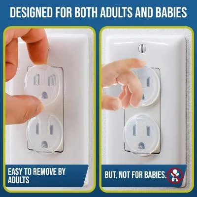 Clear Outlet Covers 50 Pack