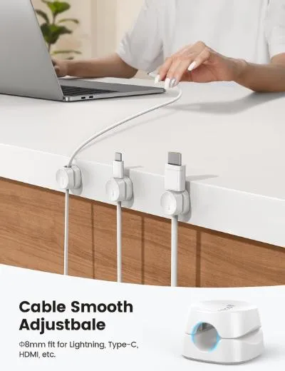 8Pack Cord Organizer Clips
