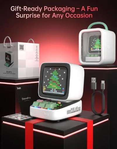Divoom Ditoo Pro Retro Pixel Art Bluetooth Speaker