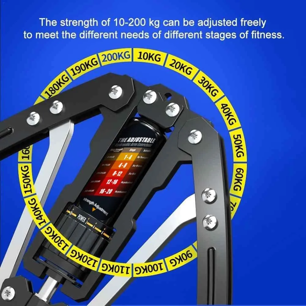 EAST MOUNT arm exerciser adjustable resistance range graphic