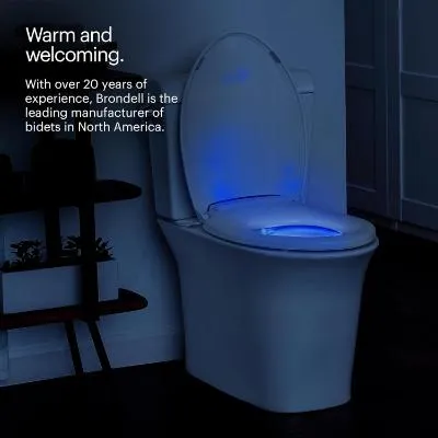 Brondell LumaWarm Heated Nightlight Toilet Seat