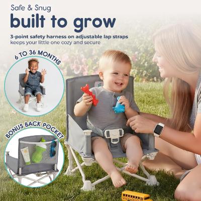Hiccapop OmniBoost Travel Booster Seat for dining and travel
