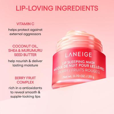 LANEIGE Lip Sleeping Mask for overnight hydration support
