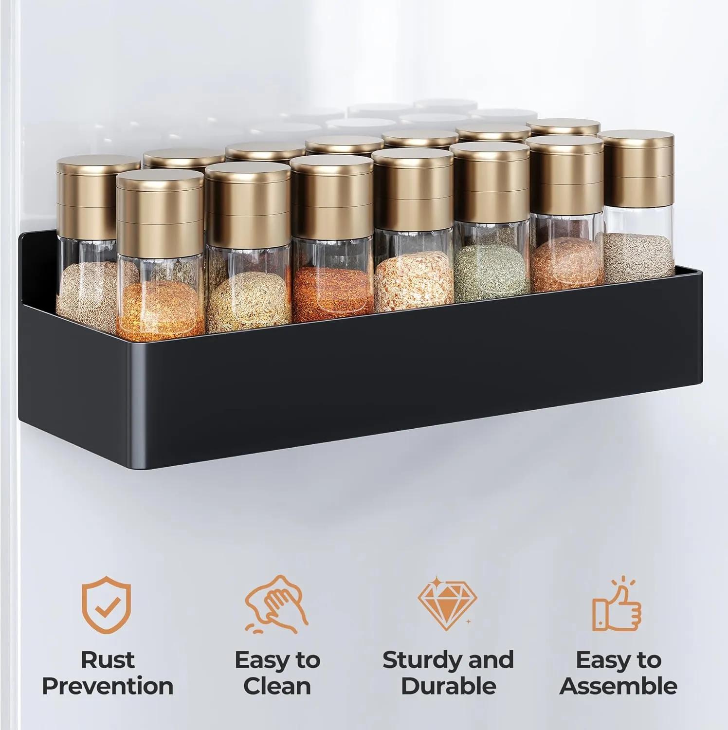 Mystozer Magnetic Spice Rack detail article visual