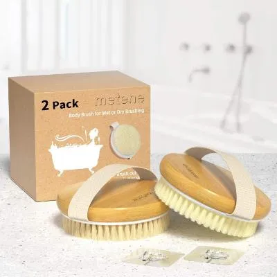 Metene Bamboo Dry Body Brushes