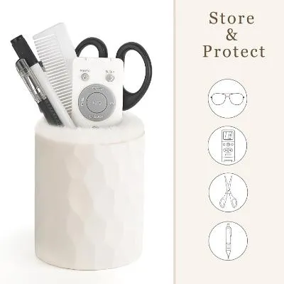 Mkono Plush Eyeglasses Holder
