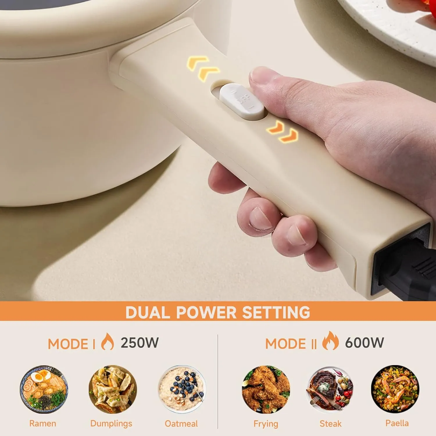 DEZIN 2L Electric Hot Pot / Mini Cooker