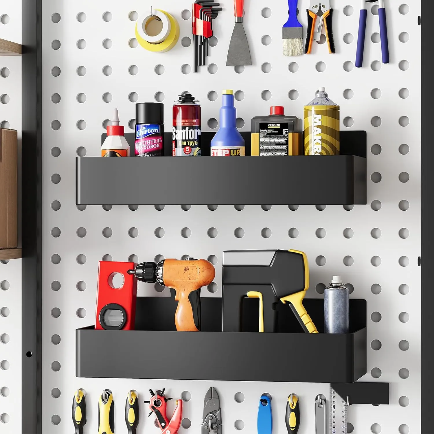 Mystozer Magnetic Spice Rack organizing spices and kitchen items